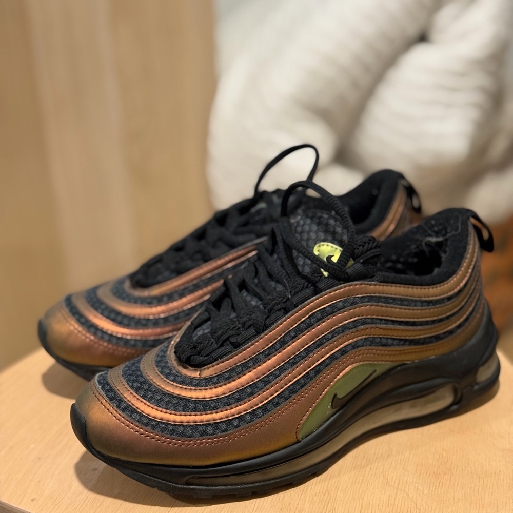 Nike Black and Gold Sneakers